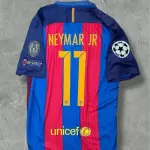 [IMPORTED RETRO FAN VERSION] FC BARCELONA 16/17 HOME KIT NEYMAR JR. 10 with badges